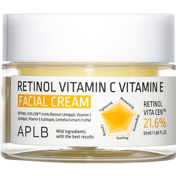 APLB - Retinol Vitamin C Vitamin E Facial Cream - 55ml