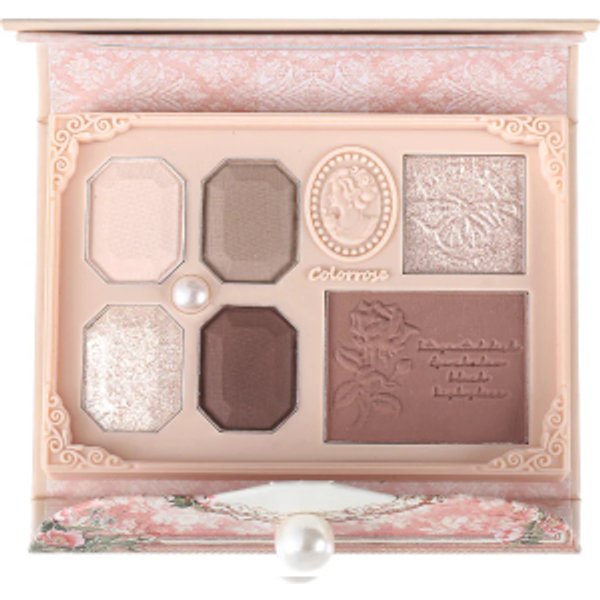 COLORROSE - Pearl Embossed Western Antique Makeup Palette - 11g - CR720 Bean Paste