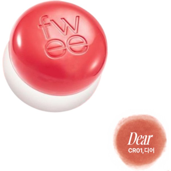 Fwee - Lip & Cheek Blurry Pudding Pot - 5g - CR01 Dear