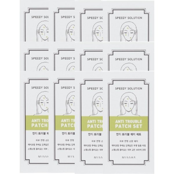 MISSHA - Speedy Solution Anti-Trouble Patch (12ea) Set