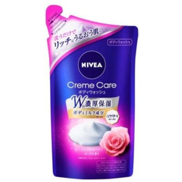 NIVEA Japan - Cream Care Body Wash French Garden Rose Refill - 360ml