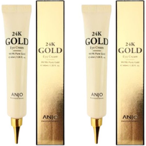 ANJO - 24K Gold Eye Cream - 40ml (2ea) Set