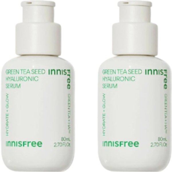 innisfree - Green Tea Seed Hyaluronic Serum - 80ml (2ea) Set