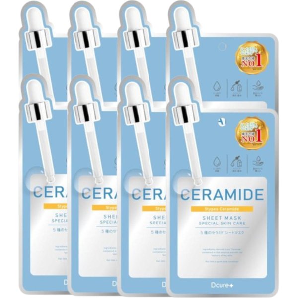 Picomonte - Dcure+ Ceramide Face Mask - 1 pc (8ea)