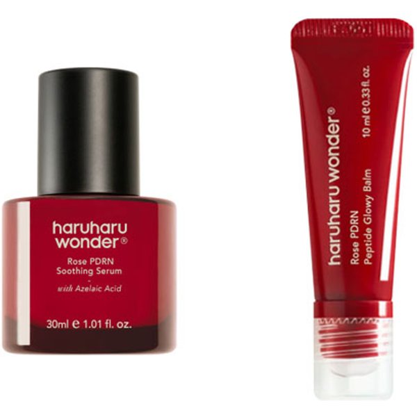 haruharu wonder - Rose PDRN Soothing Serum with Glowy Balm Set
