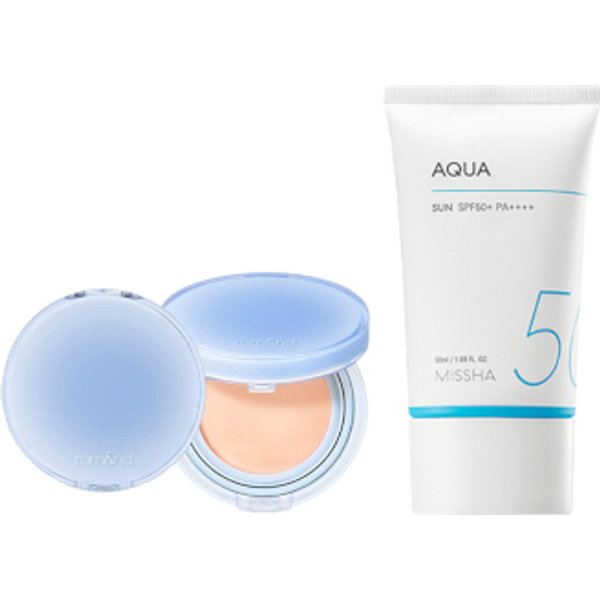 MISSHA - All-Around Safe Block Aqua Sun SPF50+ PA++++ (New version of All-Around Safe Block Aqua Sun Gel ) - 50ml X Romand -...