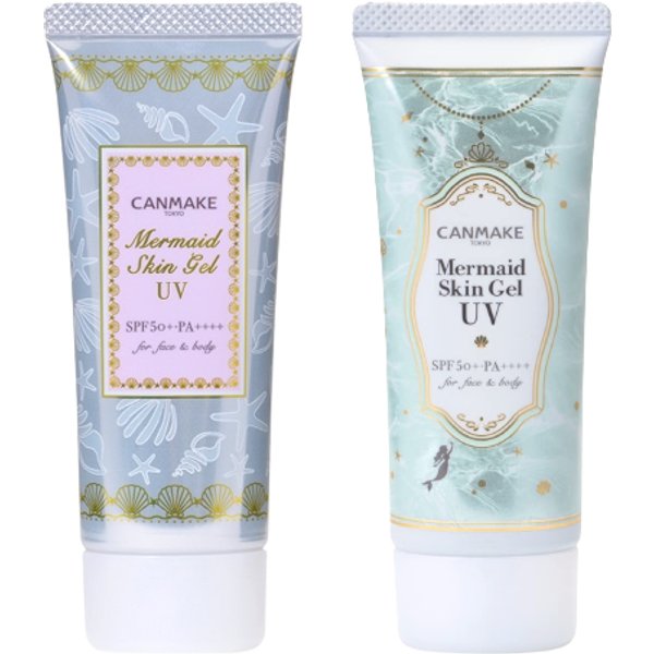 CANMAKE - Mermaid Skin Gel Set (01 Clear & C01 Mint)