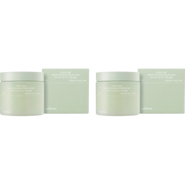 CELIMAX Heartleaf BHA Peeling Pad - 60pcs (2ea) Set