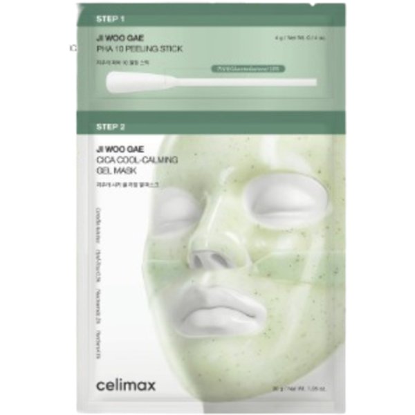 CELIMAX - Ji Woo Gae Cica PHA Peeling 2-step Gel Mask - 1pezzi
