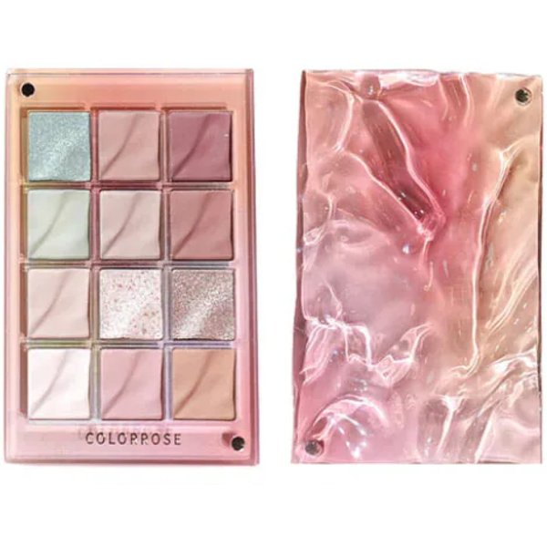 COLORROSE - Water Ripple Series Eyeshadow Palette - 9.5g - #791 Bubble Watermelon
