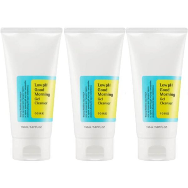 COSRX - Low pH Good Morning Gel Cleanser (3cad.) Set