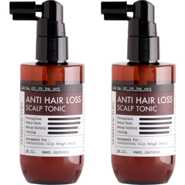 DERMA FACTORY - Anti Hair Loss Scalp Tonic - 100ml DUO Set