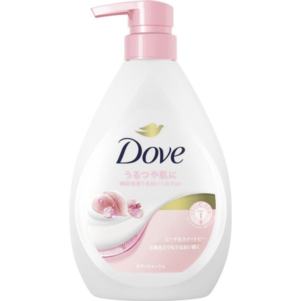 Dove Japan - Peach & Sweet Pea Body Wash Pump - 470g