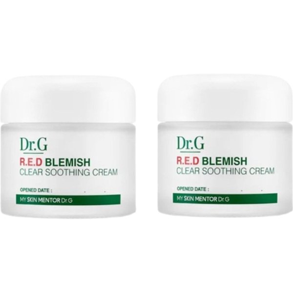 Dr.G R.E.D Blemish Clear Soothing Cream - 70ML - White (2ea) Set