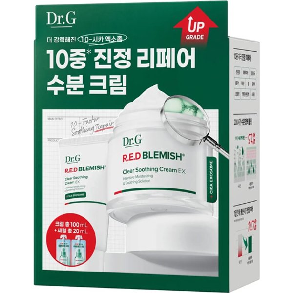 Dr.G - R.E.D Blemish Clear Soothing Cream EX Set - 70ml + 30ml + 10ml*2ea