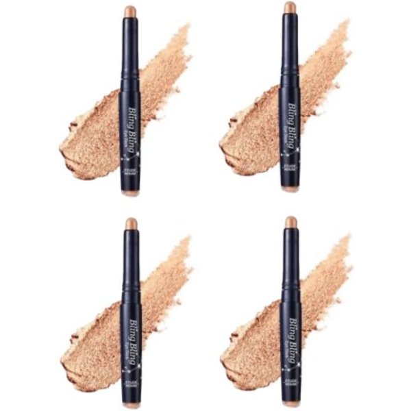 ETUDE - Bling Bling Eye Stick - No.08 Ivory Star (4ea) Set