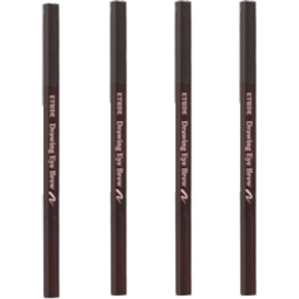 ETUDE - Drawing Eye Brow New - No.02 Grey Brown (4ea) Set