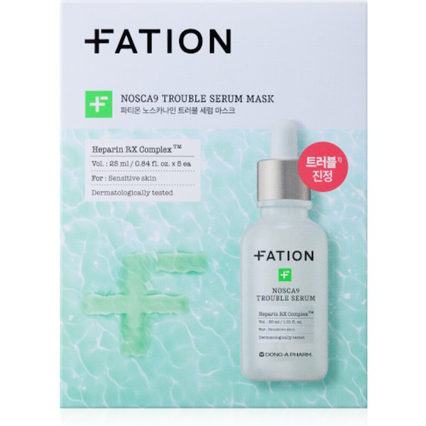 FATION - Nosca9 Trouble Serum Mask - 5pezzi