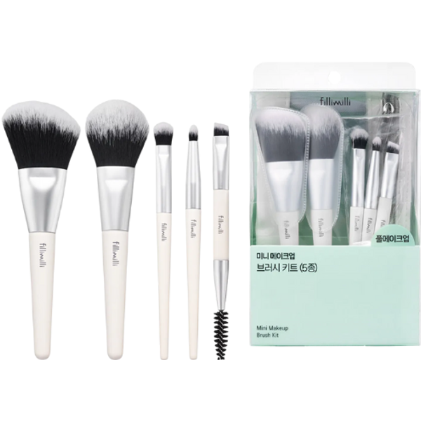 fillimilli - Mini Makeup Brush Kit - 1 set (5ea)