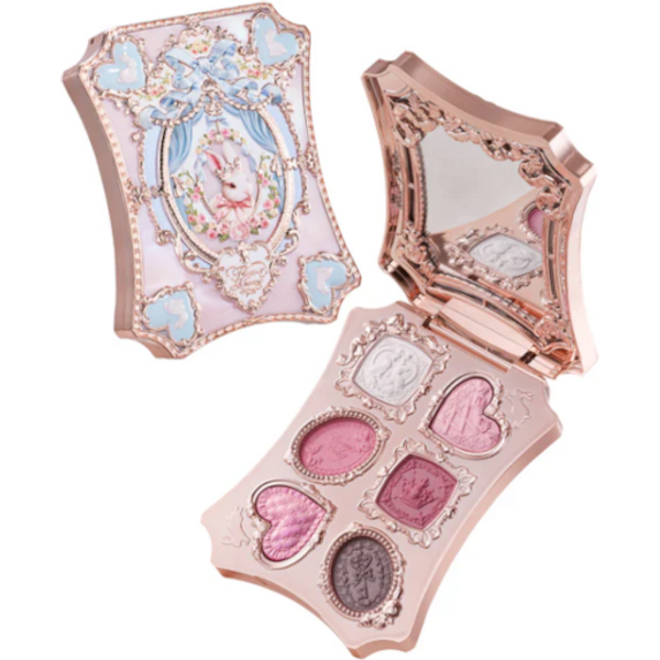 FlowerKnows - Bunny Garden 6-Color Makeup Palette - 6.5g - 03 Ruby Berry
