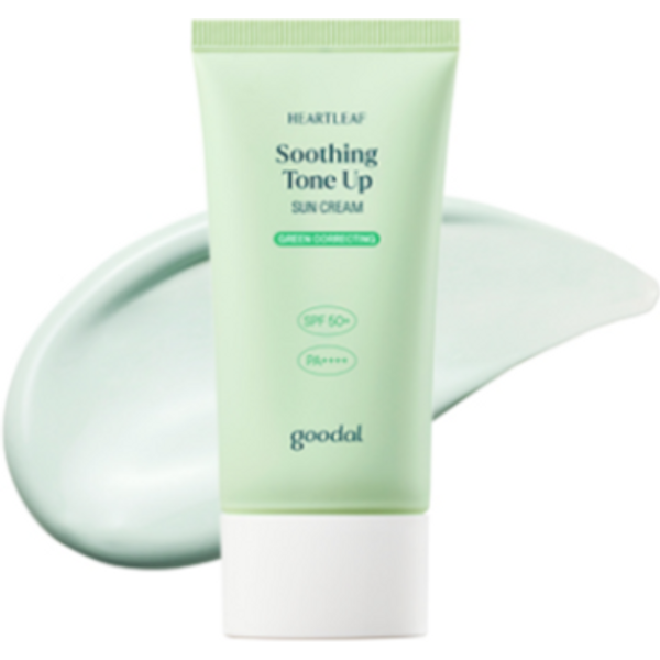 Goodal - Heartleaf Soothing Green Tone Up Sun Cream SPF50+ PA++++ - 50ml