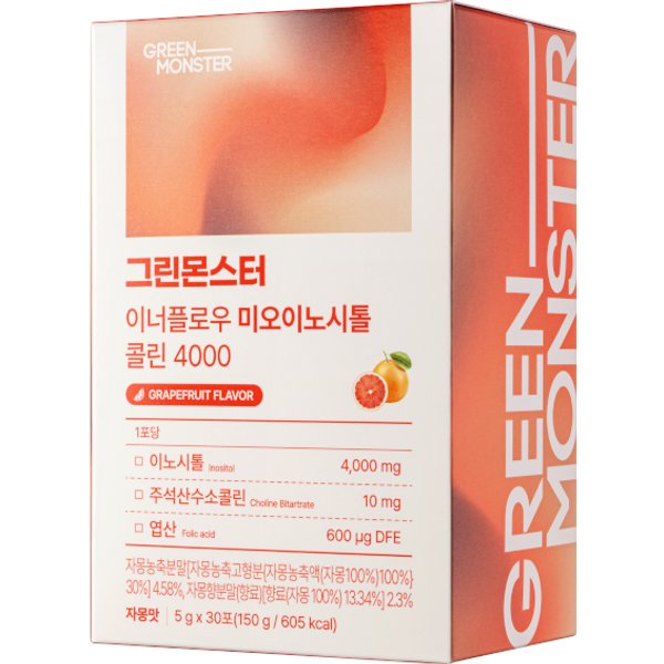 Green Monster - Inner Flow Myo-Inositol Choline 4000 - 5g*30ea