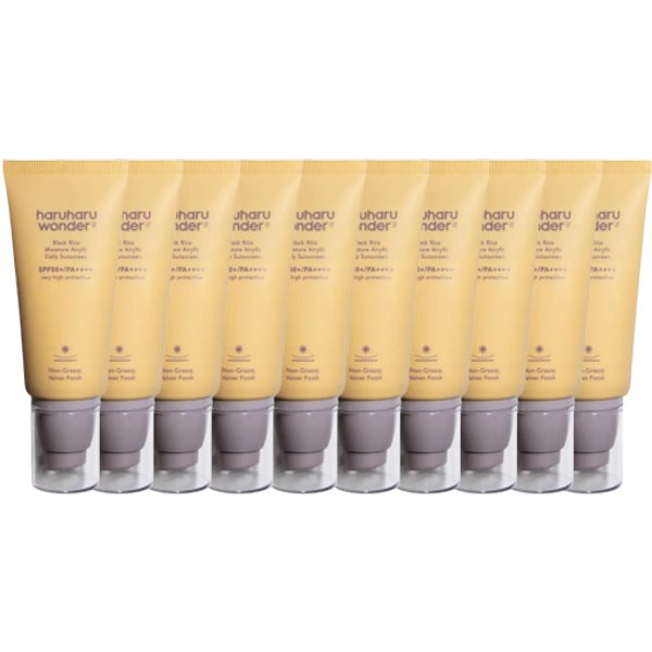 haruharu wonder - Black Rice Moisture Airyfit Daily Sunscreen SPF50+ PA++++ - 50ml (10ea) Set