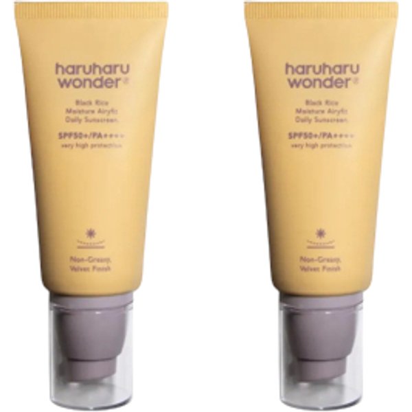 haruharu wonder - Black Rice Moisture Airyfit Daily Sunscreen SPF50+ PA++++ - 50ml (2ea) Set