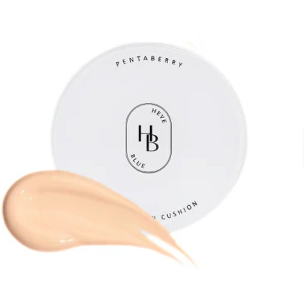 HEVEBLUE - Penta Berry Panthenol Repair Glow Foundation Cushion - 15g - 17-21 Vanilla