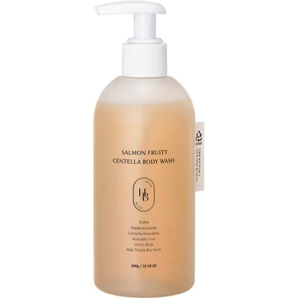 HEVEBLUE - Salmon Fruity Centella Body Wash - 300g