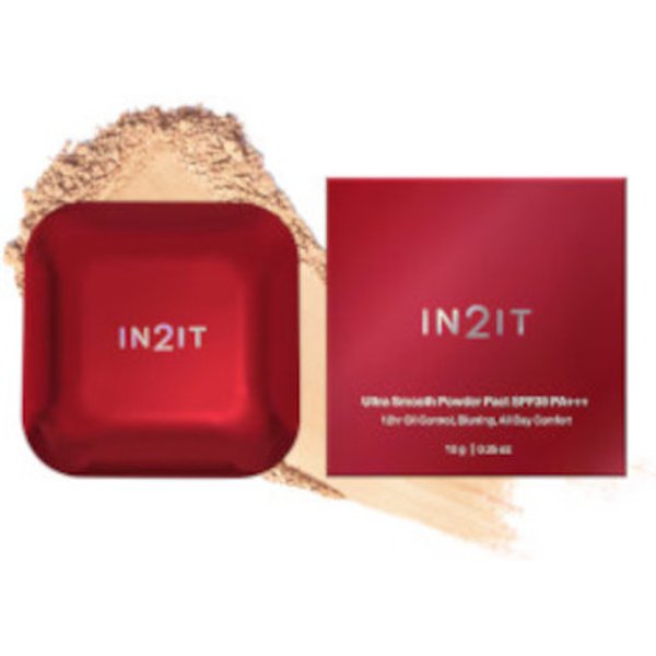 IN2IT - Ultra Smooth Powder Pact SPF35 PA+++ - 10g - 3N Neutral Tan