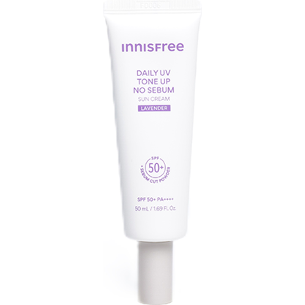 innisfree - Daily UV Tone Up No Sebum Sunscreen SP50+ PA++++ - 50ml - Lavender