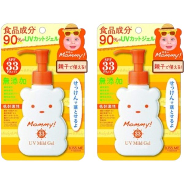ISEHAN Kiss Me Mommy UV Mild Gel SPF33 PA+++ - 100ml (2ea) Set