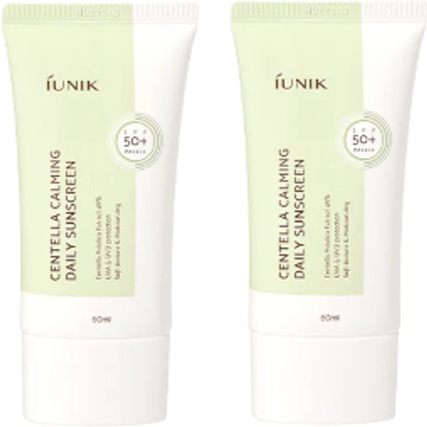 iUNIK - Centella Calming Daily Sunscreen - 60ml (2ea) Set