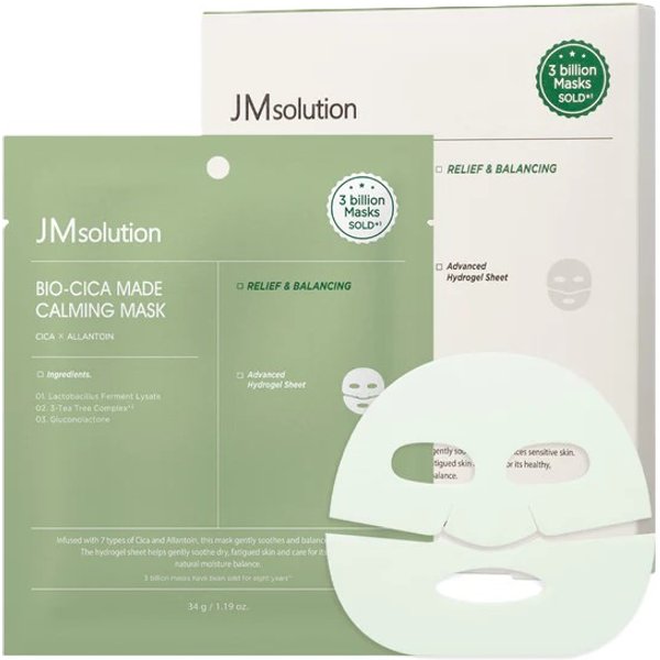 JMsolution - Bio-Cica Made Calming Mask - 34g / 4ea