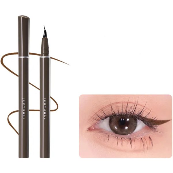 Judydoll - 18° Ultra-Fine Liquid Eyeliner - 400mg - Deep Brown