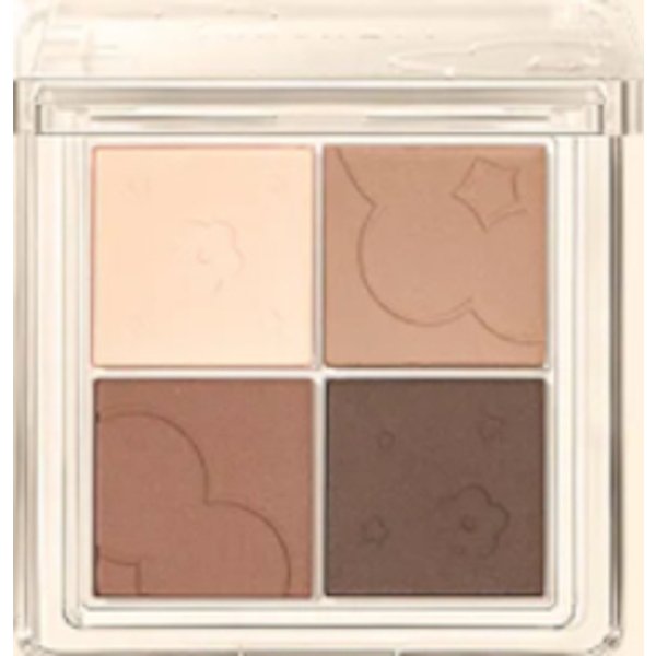Judydoll - 4 Shades Eyeshadow - 4.8g - #30 Milk Tea