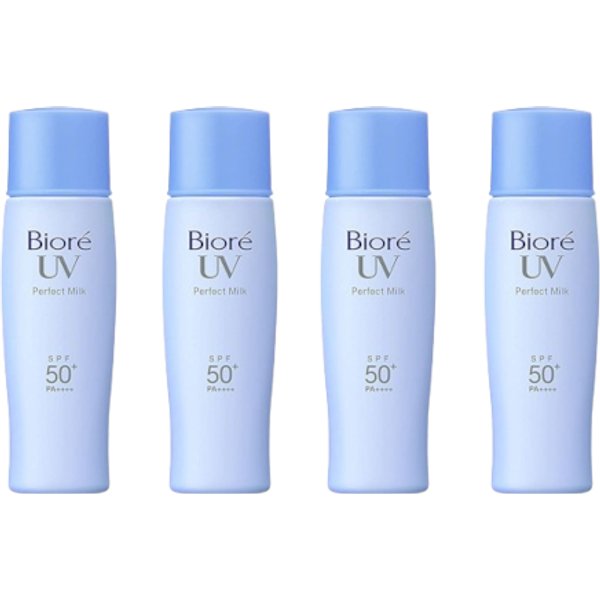 Kao - Biore UV Sunscreen Perfect Milk SPF50+ PA++++ - 40ml - 4pcs