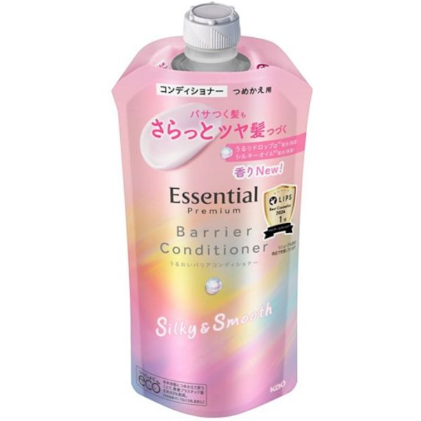 Kao - Essential Premium Barrier Conditioner Refill - 340ml - Silky & Smooth