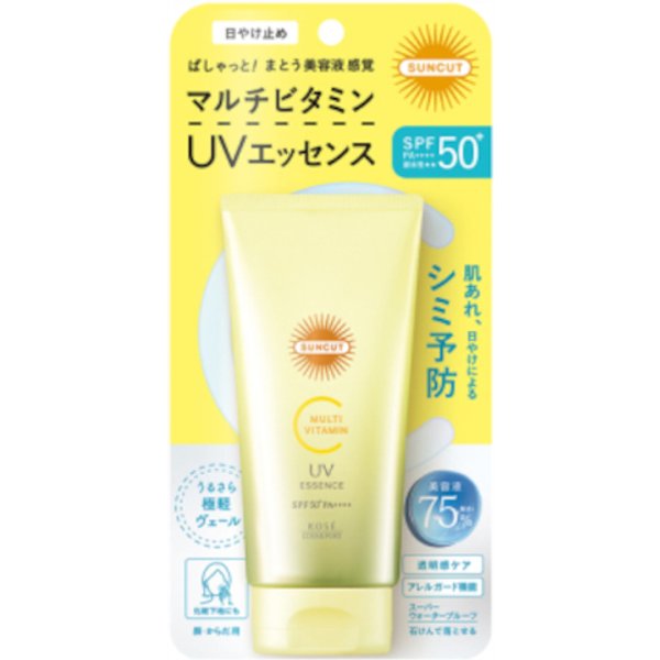 Kose - Suncut Multivitamin UV Essence SPF50+ PA++++ - 80g