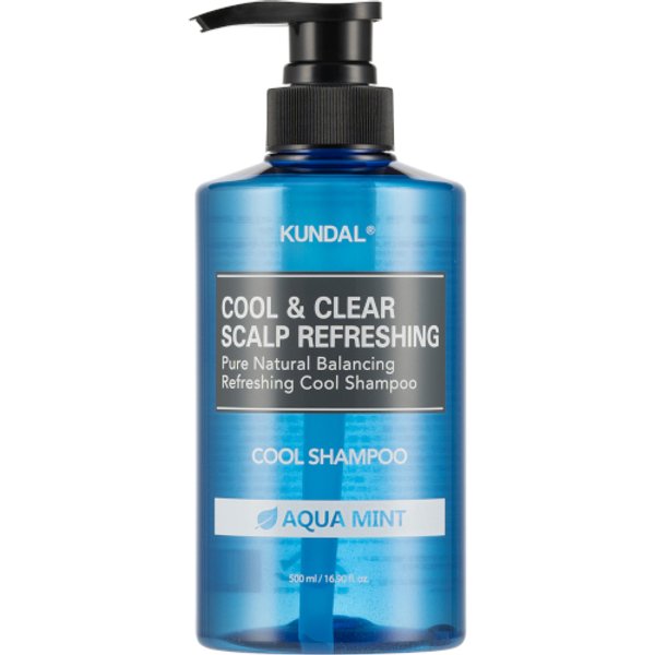 KUNDAL - Cool & Clear Scalp Refreshing Cool Shampoo - 500ml - Aqua Mint