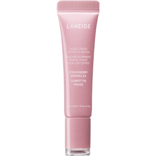 LANEIGE - Glaze Craze Tinted Lip Serum - 12g - Strawberry Sprinkles