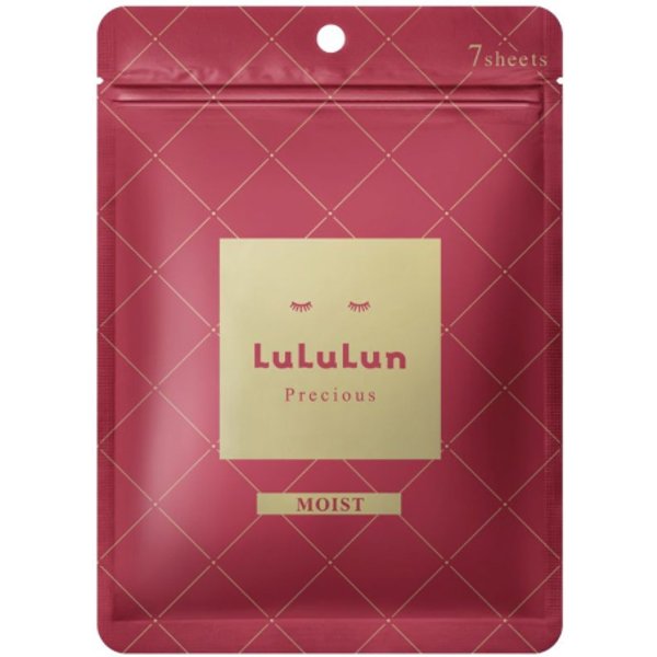 LuLuLun - Precious Sheet Mask Moist - 7pezzi - Red