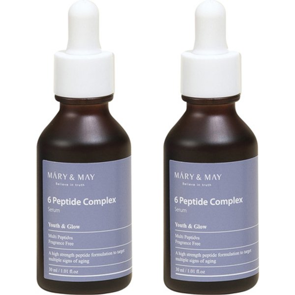 Mary&May - 6 Peptide Complex Serum - 30ml (2ea) Set