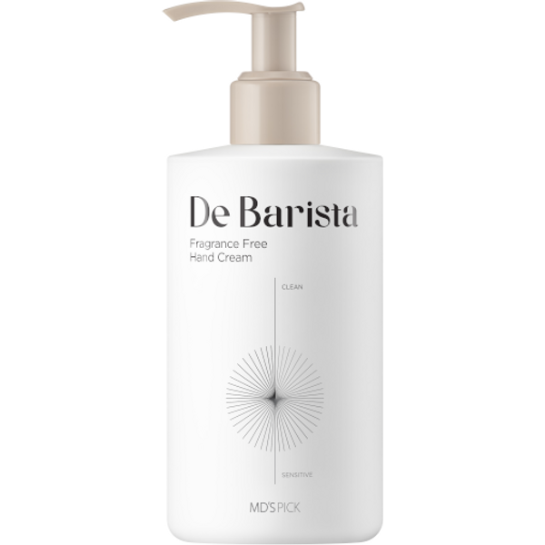 MD's Pick - De Barista Fragrance-Free Hand Cream - 300g