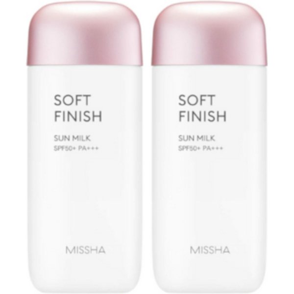 Missha All-Around Safe Block Soft Finish Sun Milk (2cad.) Set