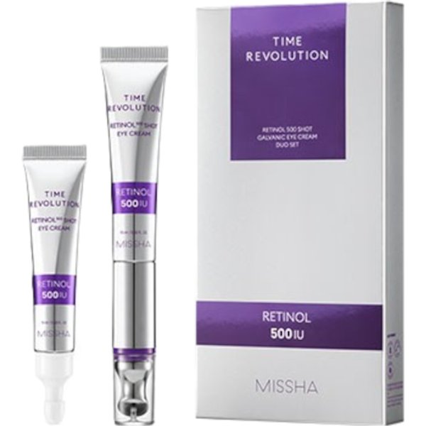 MISSHA - Time Revolution Retinol 500 Shot Eye Cream Duo Set - 15ml*2