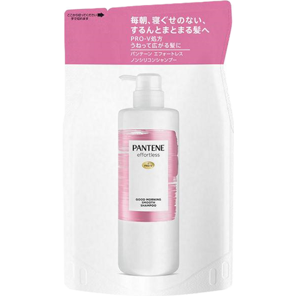 Pantene Japan - Effortless Good Morning Smooth Shampoo Refill - 350ml