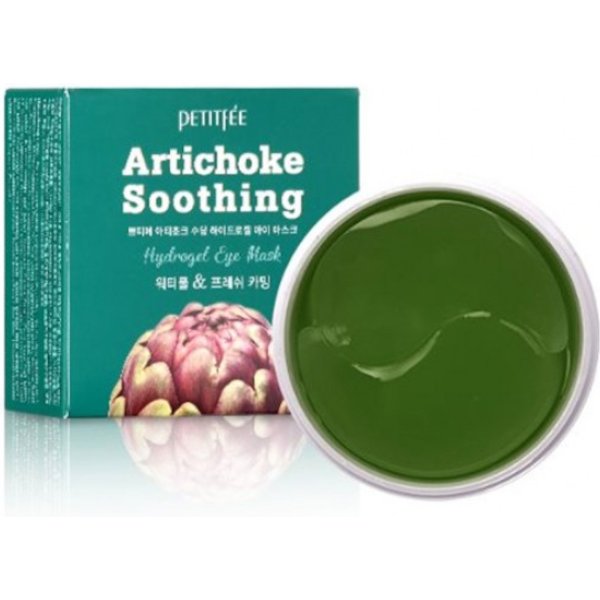 PETITFEE - Artichoke Soothing Hydrogel Eye Mask - 60pezzi