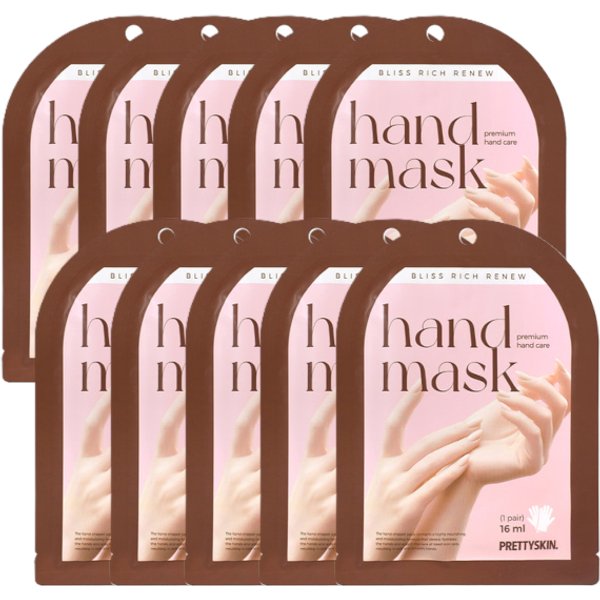 PRETTYSKIN - Bliss Rich Renew Hand Mask - 10pcs Set